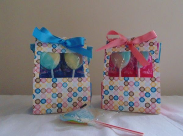 porta pirulito duplo em scrapbook