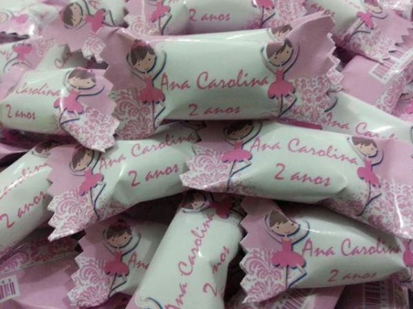balinhas mastigáveis personalizada
