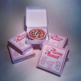 latinha caixa de pizza em scrapbook