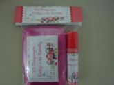 kit maquiagem com 18 sombras e um brilho labial