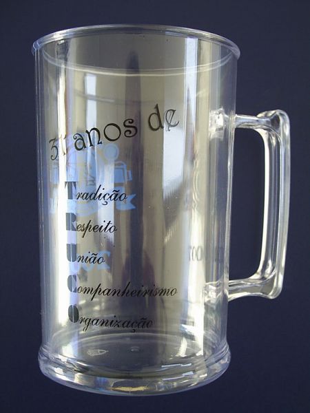 caneca de acrílico em silk